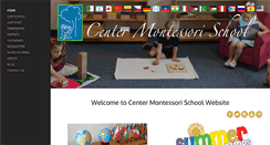 Desktop Screenshot of centermontessori.org