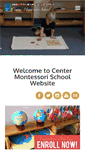 Mobile Screenshot of centermontessori.org